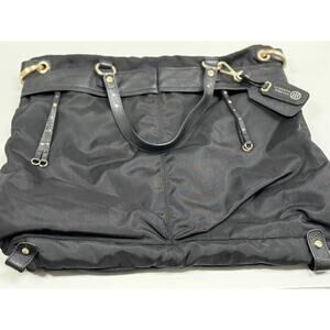 Hayden Harnett Black Ibiza Convertible Large Tote Travel Bag